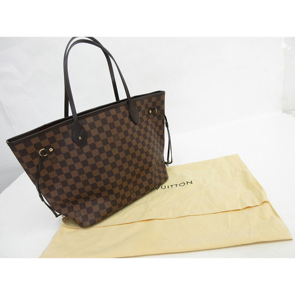 LOUIS VUITTON Damier Neverfull Tote Shoulder Bag Pouch - Picture 10 of 11
